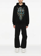 FesFas snake faces-print Hoodie | Black | Men