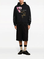 FesFas pink panther-print Hoodie | Black | Men