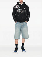 FesFas flower-print Hoodie | Black | Men