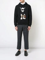 FesFas Working Bear-print Hoodie | Black | Men