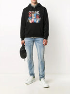 FesFas bear-print Hoodie | Black | Men