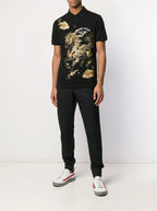 FesFas horse-print | Áo Polo | Nam | Màu Đen