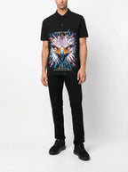 FesFas Eagle-print | Áo Polo | Nam | Màu Đen