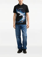 FesFas blue eagle-print | Áo Polo | Nam | Màu Đen