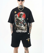 FesFas angel-print | Bộ T-Shirt | Nam | Màu Đen