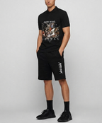 FesFas graphic-print | Bộ Polo | Nam | Màu Đen