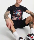 FesFas medusa-print | Bộ T-Shirt | Nam | Màu Đen