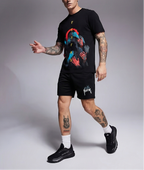FesFas magic hands-print | Bộ T-Shirt | Nam | Màu Đen
