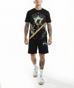 FesFas angel-print | Bộ T-Shirt | Nam | Màu Đen