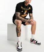 FesFas Poseidon-print | Bộ Polo | Nam | Màu Đen