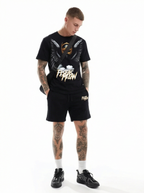 FesFas dark angel-print | Bộ T-Shirt | Nam | Màu Đen