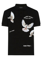 FesFas pigeons-print | Áo Polo | Nam | Màu Đen