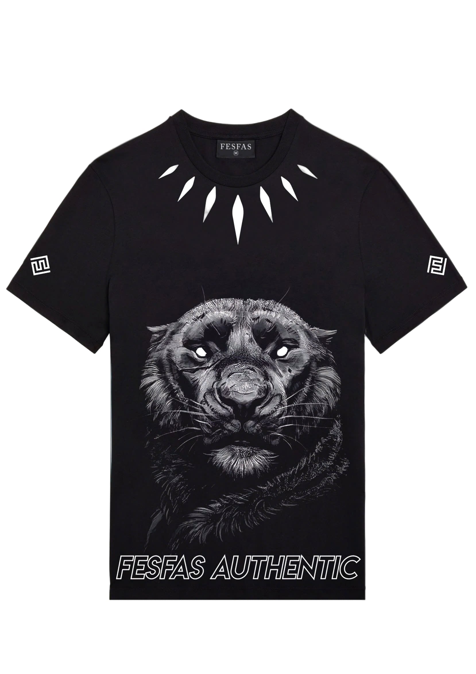FesFas tiger-print | Áo Thun | Nam | Màu Đen