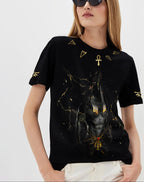 FesFas Anubis-print | Áo Thun | Nam | Màu Đen