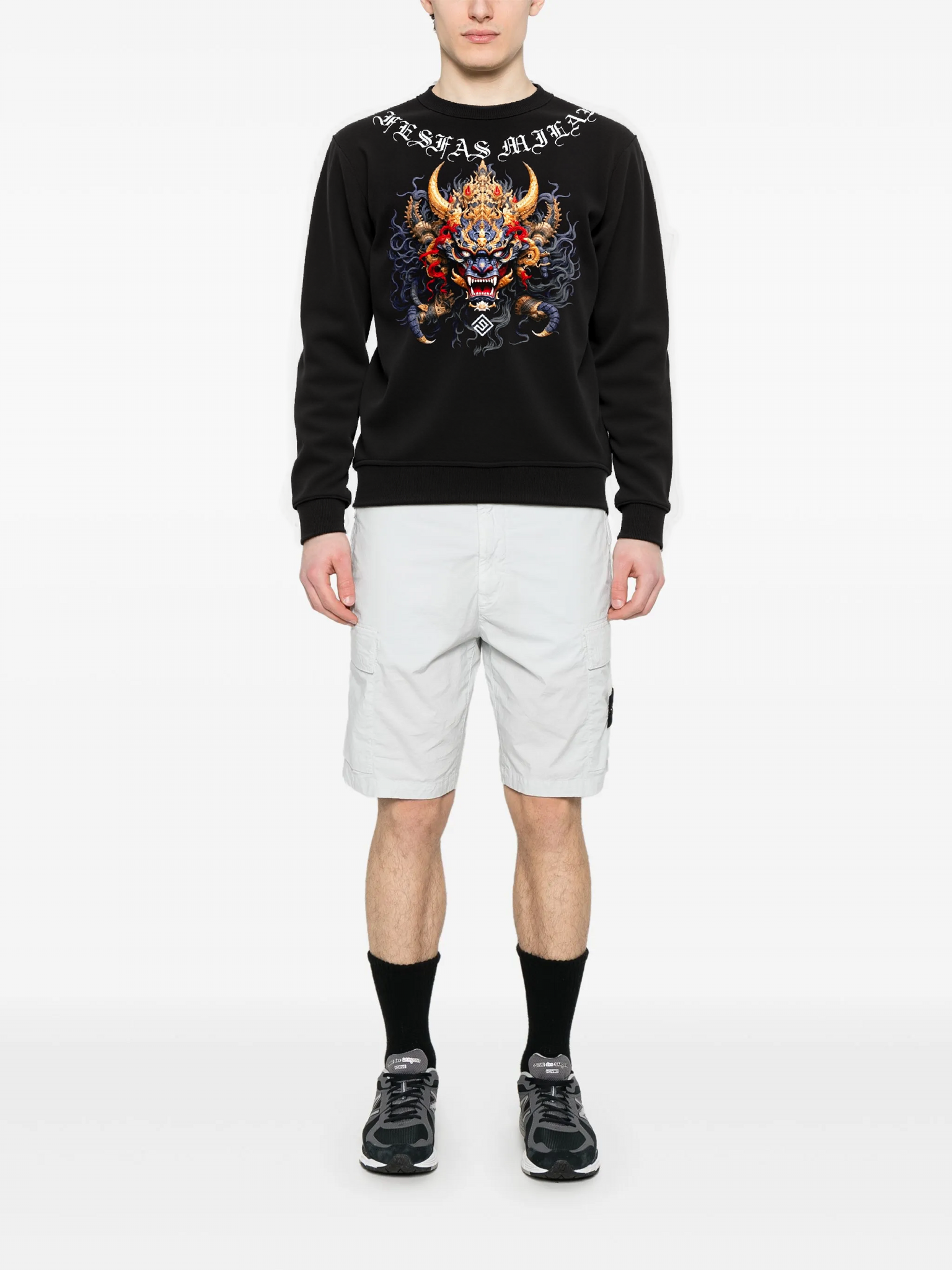 FesFas dragon-print Sweatshirt | Black | Men