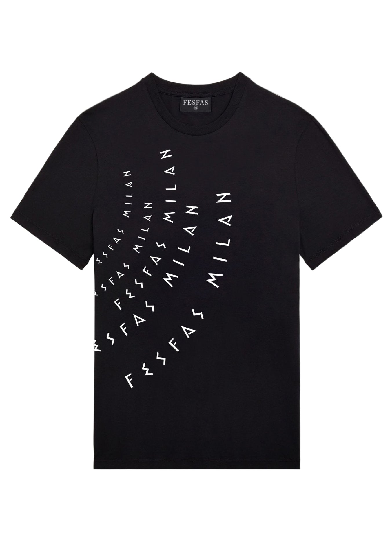 FesFas Logo-print | Áo Thun | Nam | Màu Đen