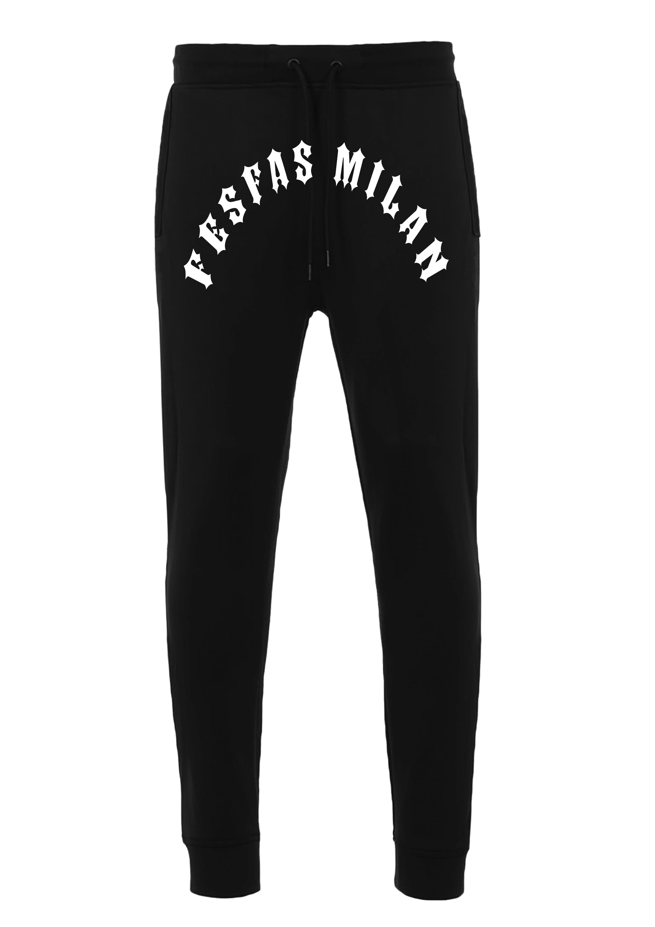 FesFas Angel-print Sweatshirt Set | Black | Men