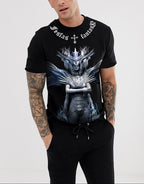 FesFas fantasy-print | Áo Thun | Nam | Màu Đen