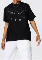 FesFas Stars-print | Áo Thun | Nam | Màu Đen