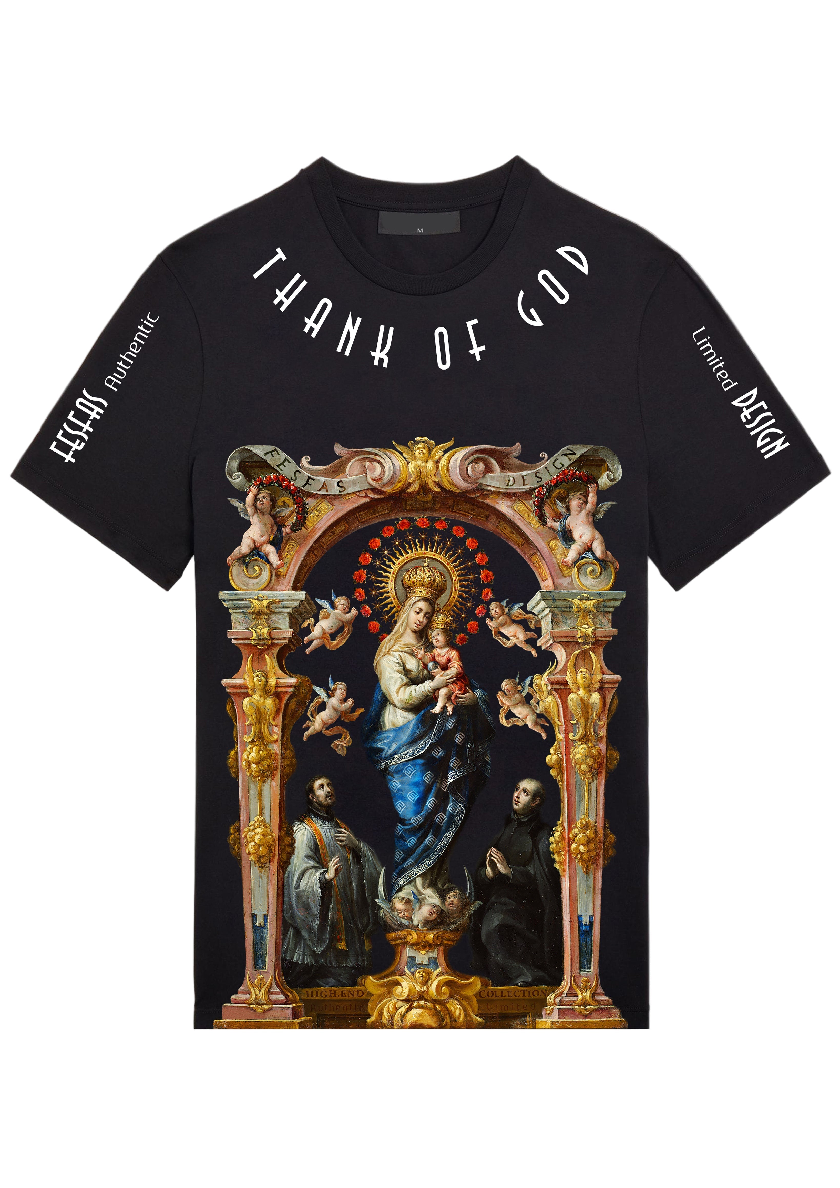 FesFas Maria-print | Áo Thun | Nam | Màu Đen