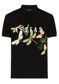 FesFas Dragonfly-print | Áo Polo | Nam | Màu Đen