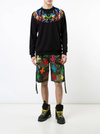FesFas Feathers-print Sweatshirt Set | Black | Men