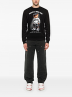 FesFas Bear-print Sweatshirt Set | Black | Men