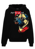 FesFas pug-print Hoodie | Black | Men