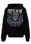FesFas dragon-print Hoodie | Black | Men