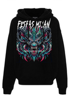 FesFas dragon-print Hoodie | Black | Men