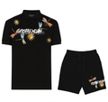 FesFas dragonflies-print | Bộ Polo | Nam | Màu Đen