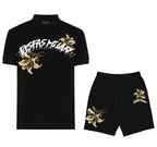 FesFas lily-print | Bộ Polo | Nam | Màu Đen