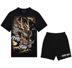 FesFas dragon-print | Bộ T-Shirt | Nam | Màu Đen