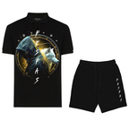 FesFas wolf-print | Bộ Polo | Nam | Màu Đen