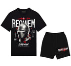 FesFas knight helmet-print | Bộ T-Shirt | Nam | Màu Đen