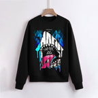 FesFas Shark-print Sweatshirt | Black | Men