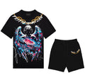 FesFas angel wings-print | Bộ T-Shirt | Nam | Màu Đen