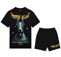 FesFas graphic-print | Bộ T-Shirt | Nam | Màu Đen