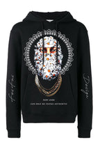 FesFas white chrysanthemum-print Hoodie | Black | Men