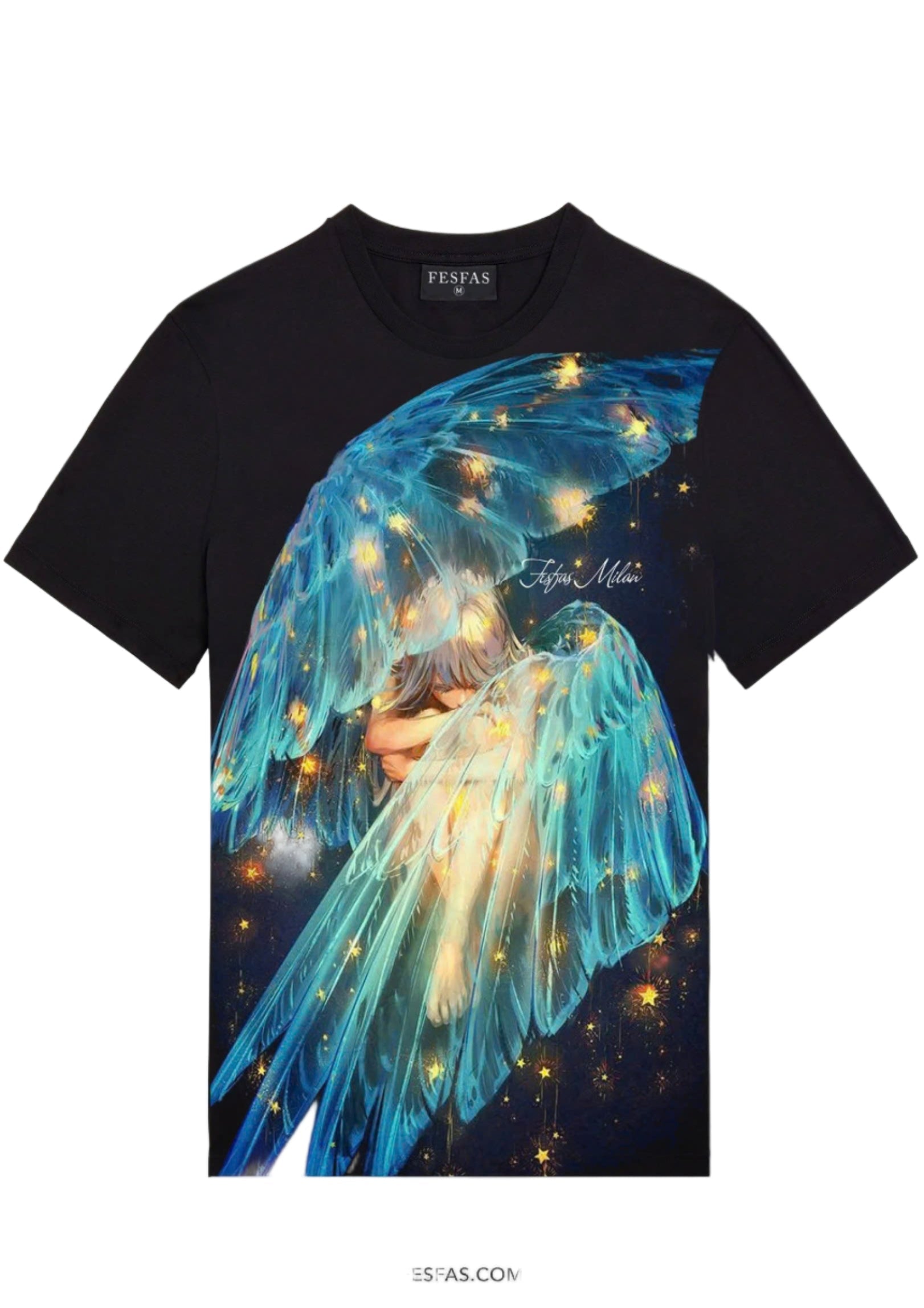 FesFas fairy-print | Áo Thun | Nam | Màu Đen