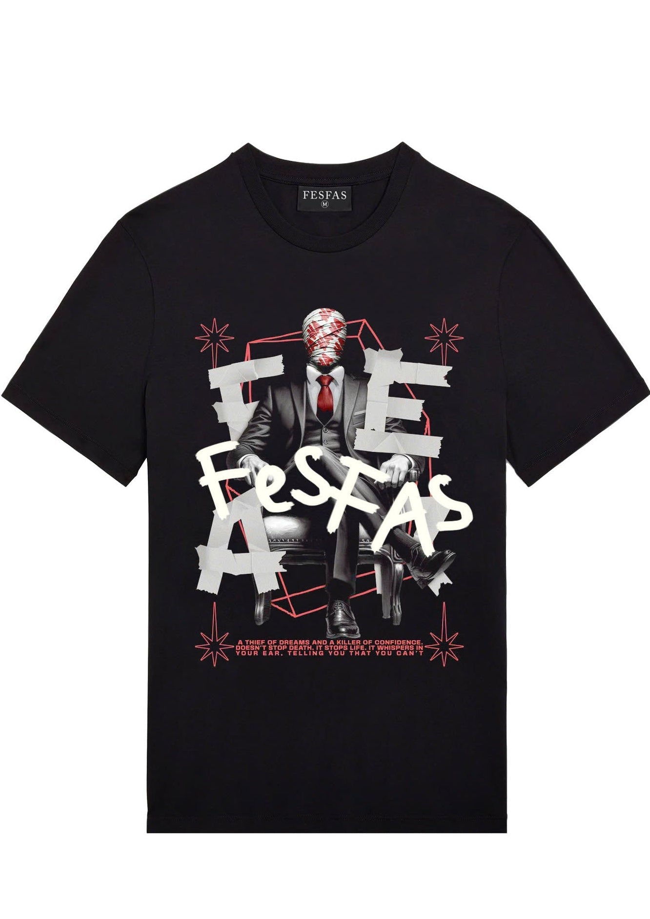 FesFas graphic-print | Áo Thun | Nam | Màu Đen