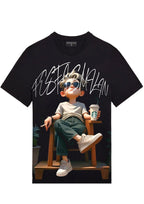 FesFas relax boy-print | Áo Thun | Nam | Màu Đen