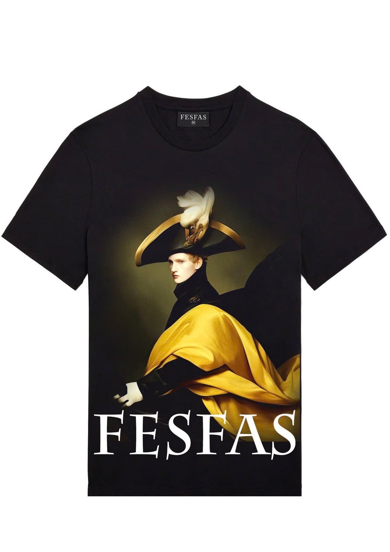 FesFas Duke-print | Áo Thun | Nam | Màu Đen