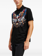 FesFas royal eagle-print | Áo Polo | Nam | Màu Đen