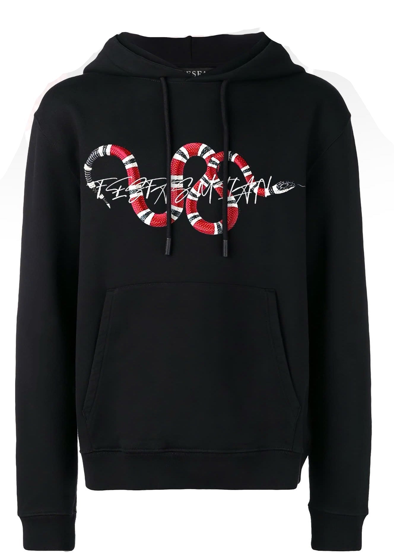 FesFas Snake-print Hoodie Set | Black | Men