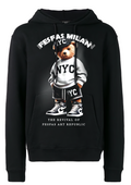 FesFas Bear-print Hoodie Set | Black | Men