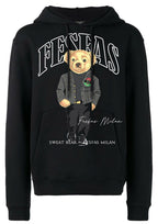 FesFas Bear-print Hoodie Set | Black | Men
