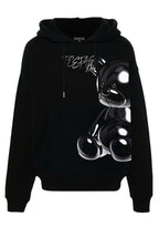 FesFas bear-print Hoodie | Black | Men