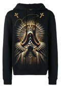 FesFas God-print Hoodie | Black | Men