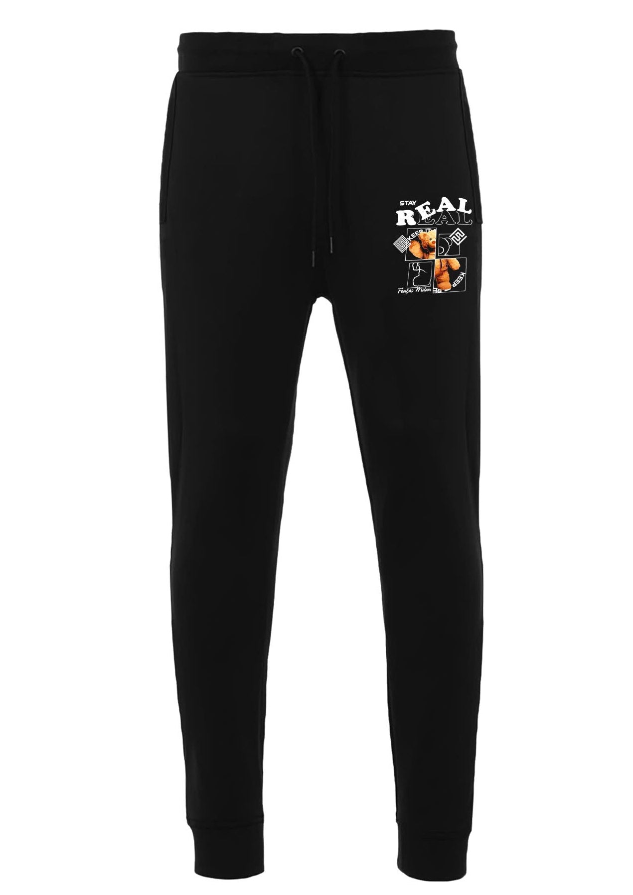 FesFas Drawstring Joggers | Men | Black
